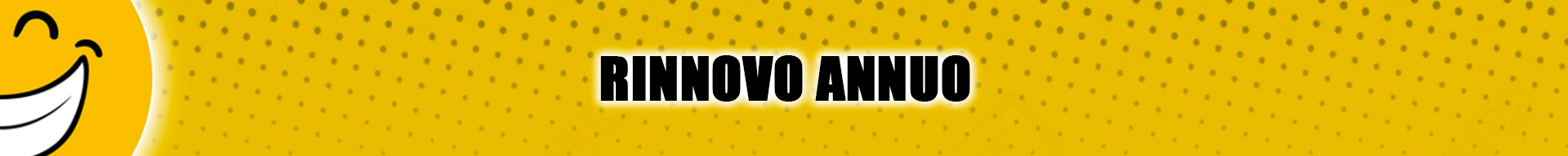 Rinnovo tesseramento annuo